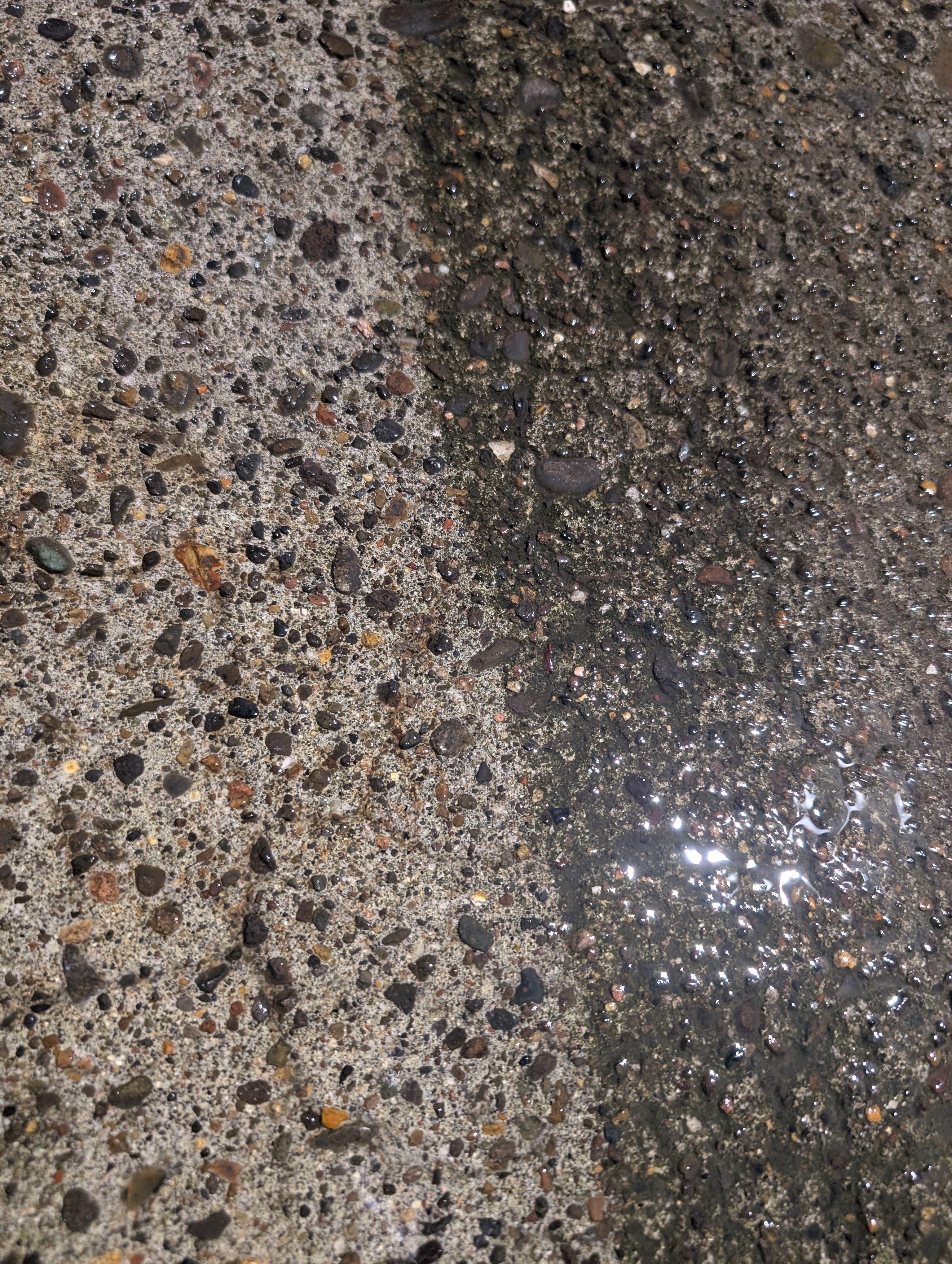 Ashland Exteriors driveway pressure washing